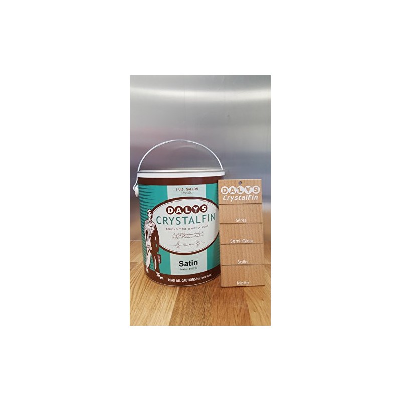 Daly's CrystalFin Acrylic Polyurethane Clear Wood Finish, Matte, 1 Quart