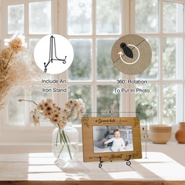 lamocho Grandkids Photo Frame Grandchild Picture Frame, Grandparents Picture Frames, New Grandparents To Be Gifts Grandchildren Gifts (4x6 Horizontal) -S09