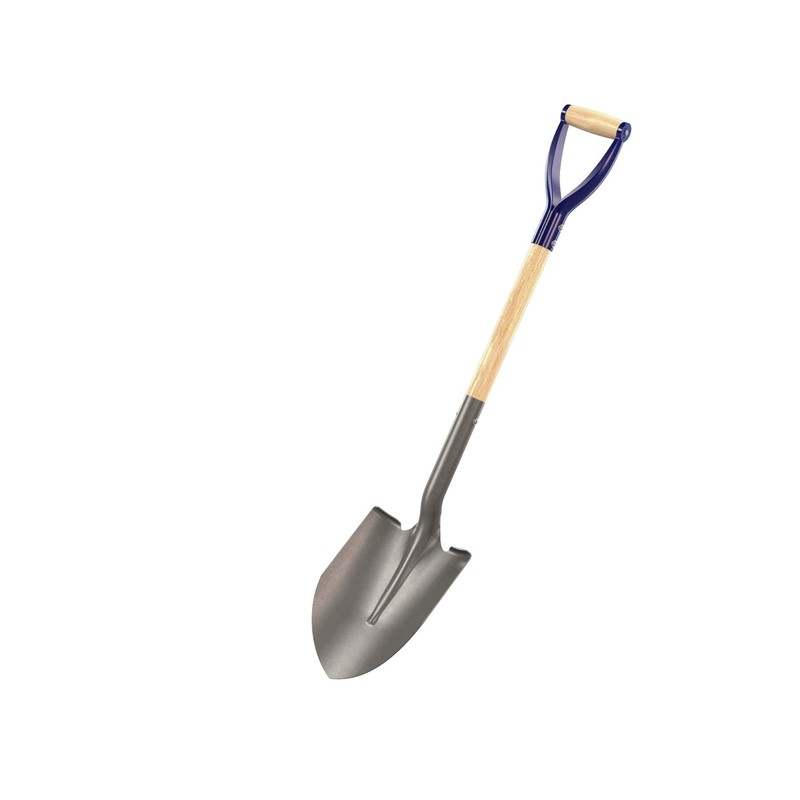 Bon Tool 14-256 Contractor Grade Round Point Shovel with 27-Inch