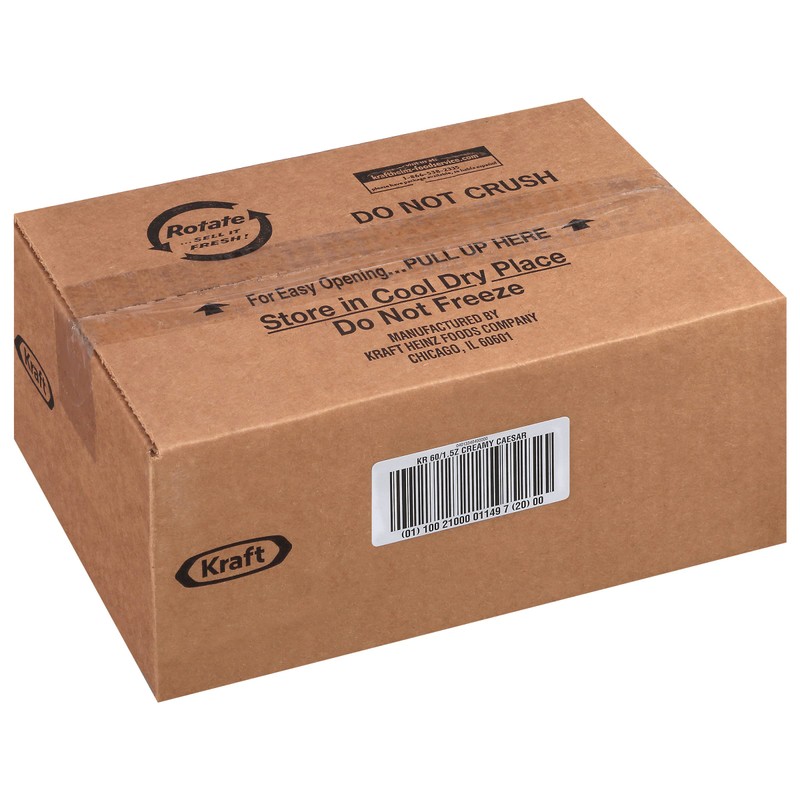 Kraft Signature Creamy Caesar Salad Dressing Single Serve Packet (1.5