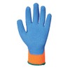 Portwest A145 Cold Protection Grip Glove - Latex Orange/Blue, Medium