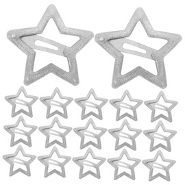Healvian 20pcs Star Hair Clips for Women Cute Snap Barrettes Small Metal Hairpins for Girls Stylish Hair Accessories for Outfits