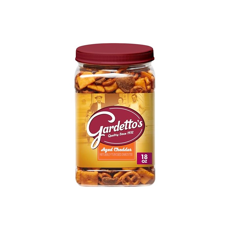 Gardetto's Aged Cheddar Snack Mix Tub