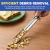 1-Pack Stainless Steel Table Crumb Sweeper & Scraper, Professional Crumb