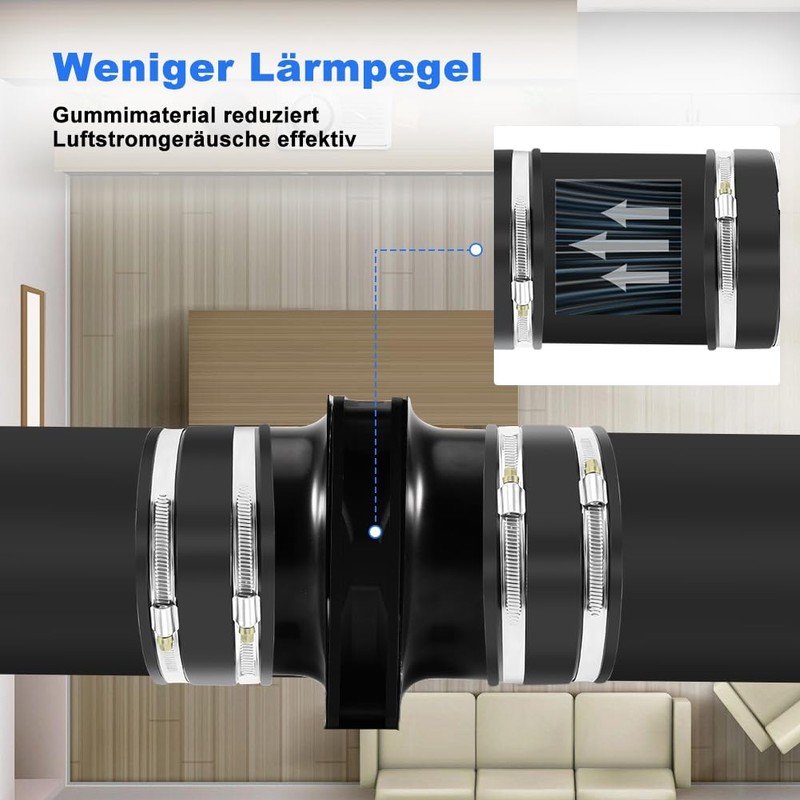 100 mm flexible rubber sleeve, rubber coupling with stainless steel