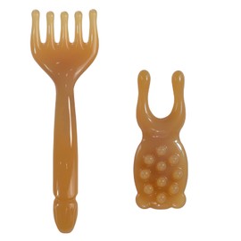 2 Stück Gua Sha Kamm, Kopfmassagegerät Kopfhaut Massagebürste Gesicht Massagegerät, Körper Gua Sha Gesicht Massage Werkzeug, Selbstpflege Geschenke für Frauen Männer