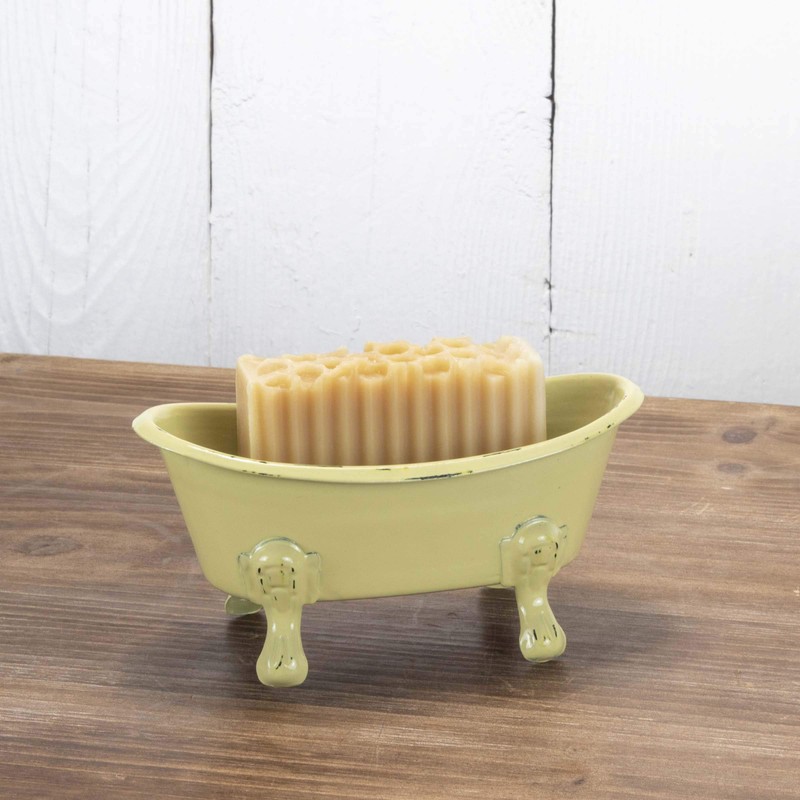 Mini Yellow Bathtub Soap Dish