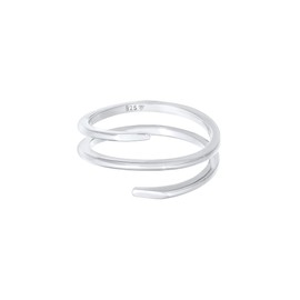 Elli Women's Wrap Twist Filigree Trend Ring in 925 Sterling Silver, Sterling Silver, None