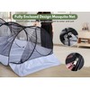 Gugxiom Foldable Mosquito Net, Portable Travel Mosquito Net Pop Up