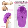 Abeillo 2 gorros de ducha extralargos para mujer, gorros de