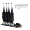 M.2 to PCIe Expansion Card PCIE 4 Ports Strong Anti