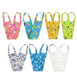 Imperial Towel Human Dog Shower Towel / Back Shower Towel Handle Type, Village Blue / 황실타올 인견 샤워타올 / 등샤워타올 손잡이형,  마을블루