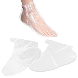 200 Pcs Disposable Socks, Disposable Foot Covers, Pedicure Booties, Foot Gloves, Foot Bags, Used in Daily Foot Skin Care to Enhance The Absorption of Creams.