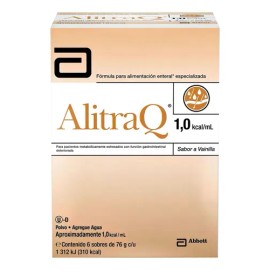 Alitraq 76 G Caja Con 6 Sobres Sabor Vainilla                                                                                                         