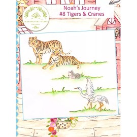 Crabapple Hill Studio Noah's Journey #8 - Tigers & Cranes by Crabapple Hill Studio