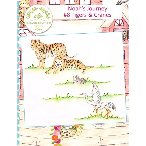 Crabapple Hill Studio Noah's Journey #8 - Tigers & Cranes