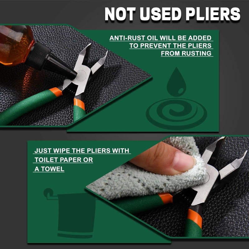 GOLD DEER 45 Angled Diagonal Pliers for Flush Cut Plastics