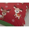 Rapport Home Rudolph & Friends Duvet Cover Set, Polycotton, Red,2