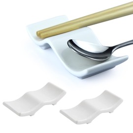 10 Pcs Ceramic Chopsticks Holder, Blue and White Chopstick Rest Chopsticks Stands for Chinese Food, Home, Hotel, Resta