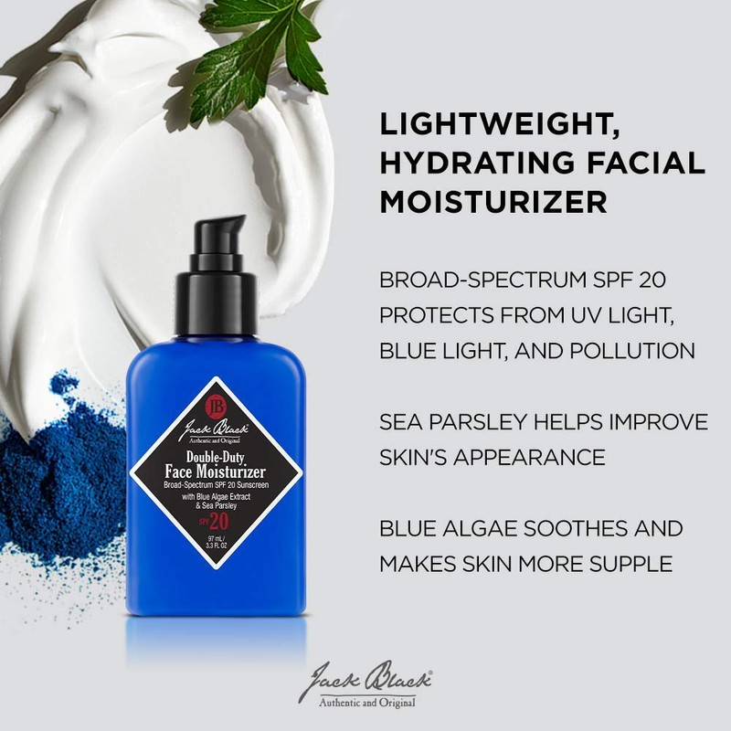 Jack Black Double-Duty Face Moisturizer, 3.3 Fl. Oz – SPF