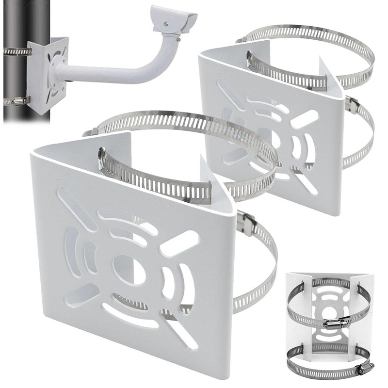 2PCS Vertical Rod Mount for Security Camera, Universal Vertical Rod