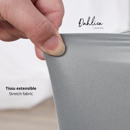 Bed Base Cover 90 x 200 cm Grey – Soft and Stretchy Fabric – Impeccable Look – Easy to Install