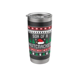 Son Of A Nutcracker Christmas Family Men Boys Kids Stainless Steel Insulated Tumbler