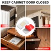 PHIXBEAR 6 Pack No Drill Magnetic Cabinet Catches, Ultra Thin
