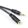 TENINYU 3.5mm Mono Extension 6FT - 12V Trigger, IR Infrared