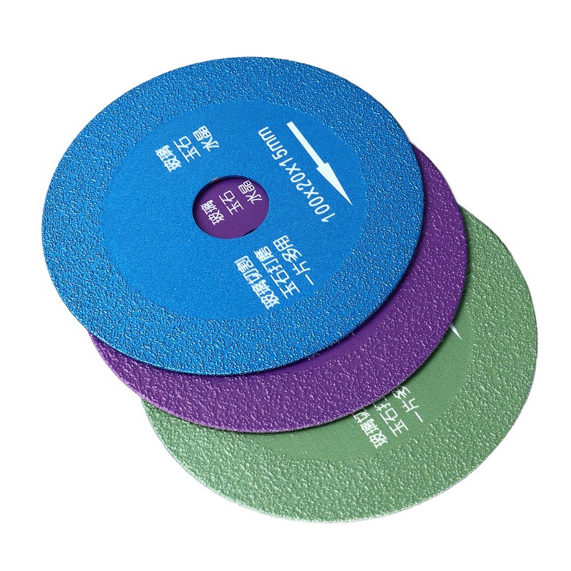 3PCS Set Glass Cutting Disc Green Blue Purple Super Slim