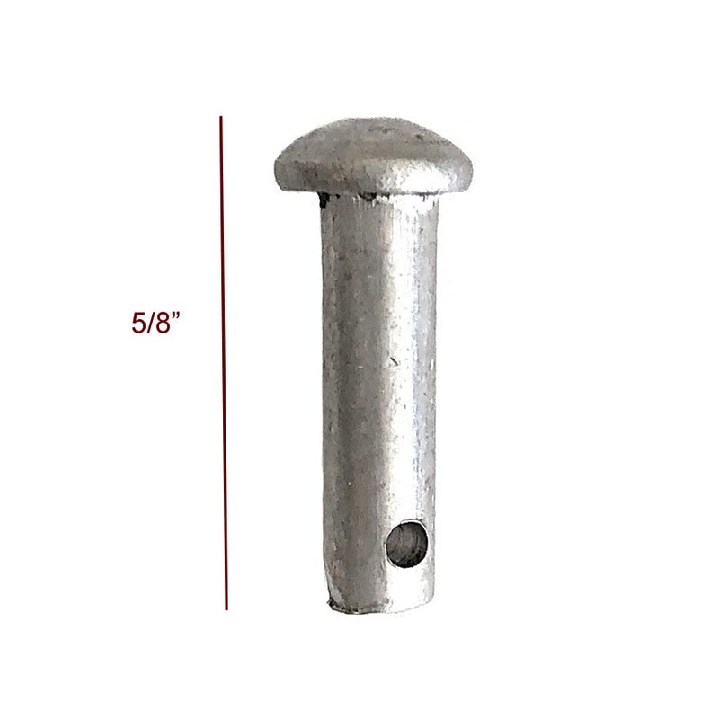 AJ Tack Stainless Steel Spur Rowel Pins - 10 Pairs