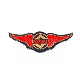Embroidered Patch - Suzuki - Motorcycles - Racing - NEW - Iron-on/Sew-on