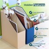 LifeSto Magazine Holder - File Holder and Desk Organizer, Paperboard