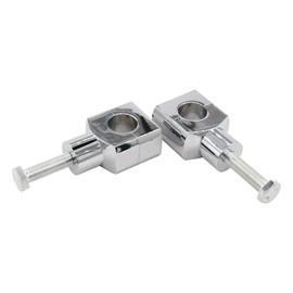 1"(25mm) Motorcycles Handlebar Risers Aluminum Chrome Universal Motorcycles Risers for Harley for Yamaha for Suzuki for Honda for Kawasaki 2PC(1Pair)