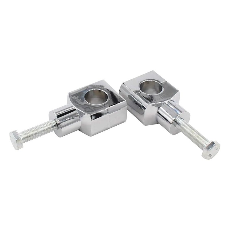 1"(25mm) Motorcycles Handlebar Risers Aluminum Chrome Universal Motorcycles Risers for