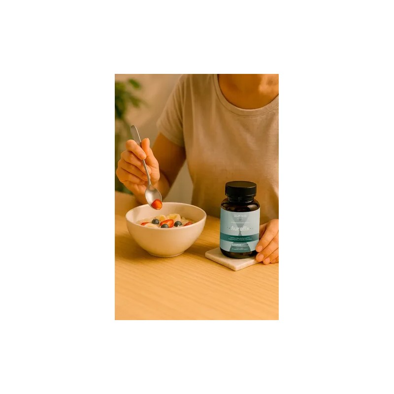 Suplemento para Articulaciones Auriva AuraFlx con Glucosamina y Cúrcuma
