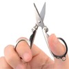 Mini scissors portable foldable multi-purpose scissors folding keyring / 미니가위 휴대용 접이식 다용도 가위 폴딩 키링