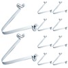 MorningRo 10 Pcs Scaffold Spring Retainers Coupling Locking Pins Galvanized