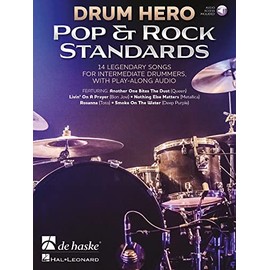 Drum Hero Pop & Rock Standard Drum Book + Audio-Online