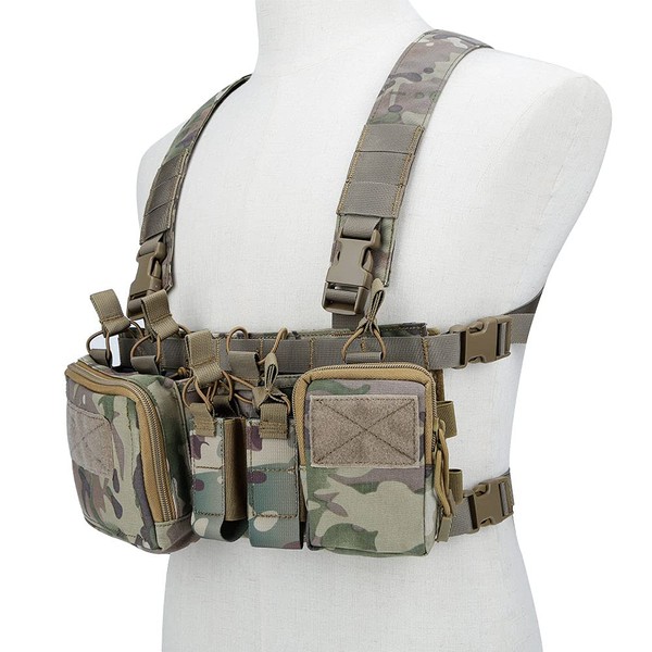 ACEXIER Tactical Vest Military Chest Rig Carrier Vests Airsoft Hunting