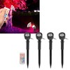 LED Landscape Spotlight Light Waterproof 360° Rotatable 13 Colors High