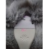 Berkshire Life Heated Luxe Faux Fur Throw Electric Blanket BLUE/White