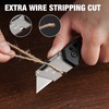 WORKPRO Folding Utility Knife, Razor Blade Knife with Axis Lock,
