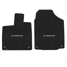 Lloyd Mats Custom-Fit Carpeted Floor Mats Premium Luxury Car Floor Liners for Honda Pilot 2016-2022 (Charcoal, Front Mats)