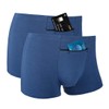 Pocket Underwear for Men with Secret Hidden Front Stash Pocket,