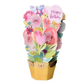 American Greetings Displayable Pop Up Birthday Card with Envelope- Designed by Kathy Davis (To Wonderful You)