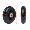Mxfans 90 mm Luggage Suitcase Replacement Wheels 360 Mute Axles