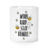 Gift Base Work Hard Stay Bumble Makeup Brush Pencil Pot
