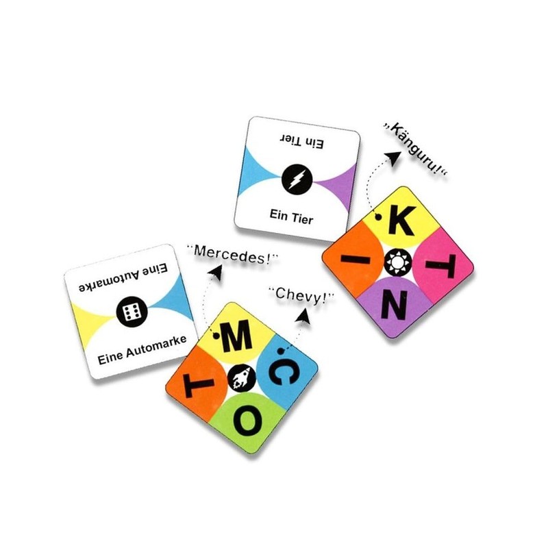 Piatnik PIA06714 Itzi Blitzi Bäm-The Turbulent Word Finding Game