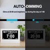 SINOIDEAS 3.0 Upgrade 7 Inch Digital Calendar, Senior Clock, Dementia